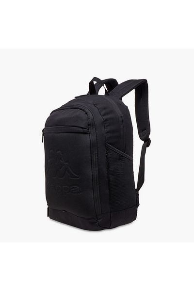 Kappa Logo Embossed School Backpack with Adjustable Straps and Zip Closure - 13x32x47 cm