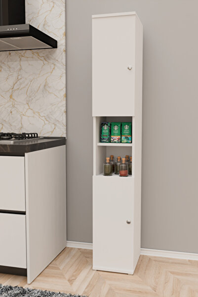 Remaks EFES Mutfak Dolabı Mutfak Rafı Çok Amaçlı Dolap-BEYAZ