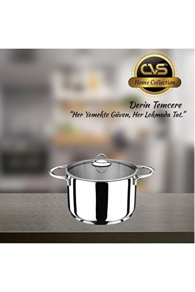 CVS Dn 20047 Elite Platinum Handle 18 cm Deep Pot