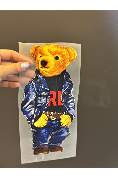 Gönülden Tasarım TRIUC STICKABLE CU FIER DE STIRAT IMPRIMARE TRANSFER ARMA 25X12 CM