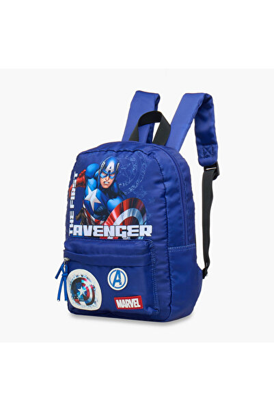 Marvel Avenger Print School Backpack with Adjustable Straps - 10x25x33 cm
