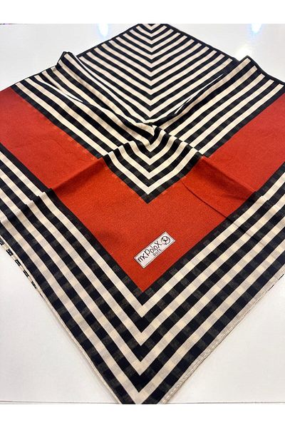KB Bursa İpek Eșarfă Koton cusătură 100x100 cm