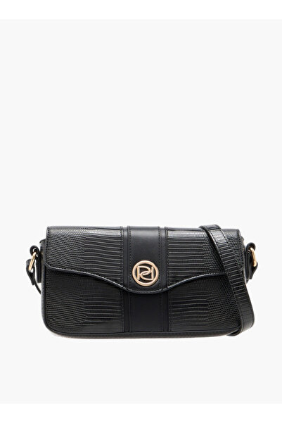 Paprika حقيبة كروس بودي منقوشة بحزام قابل للتعديل وقفل بغطاء - العرض 6 سم × ا...