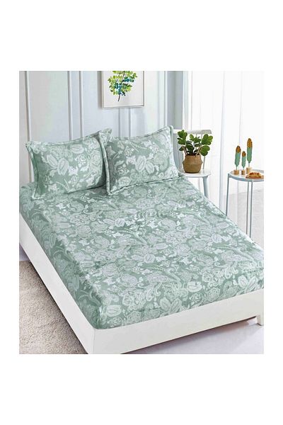 JOJO HOME Bed cover and 2 pillowcases, Jojo Home, Cocolino, 2 people, 3 pieces, Abstract Print, 180x200cm, Lig