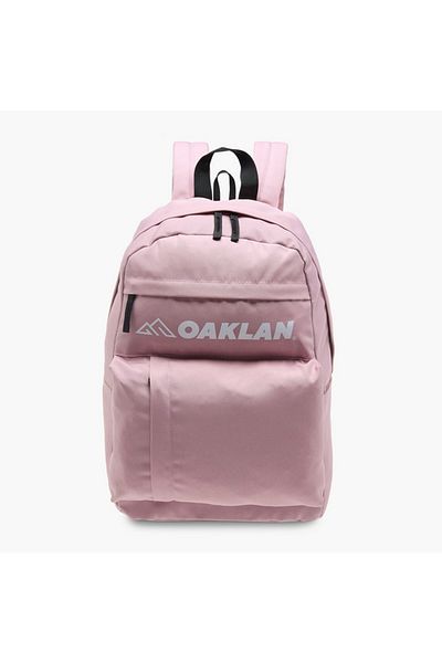 Oaklan by Shoexpress Logo Print School Backpack with Pencil Pouch - 12x32x45 cm