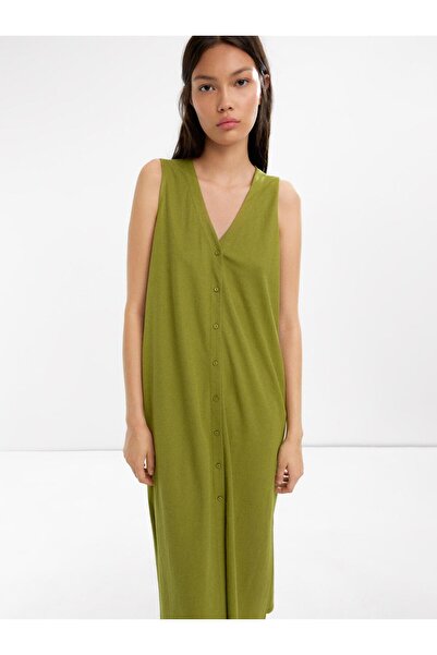 PARFOIS Düğmeli Elbise