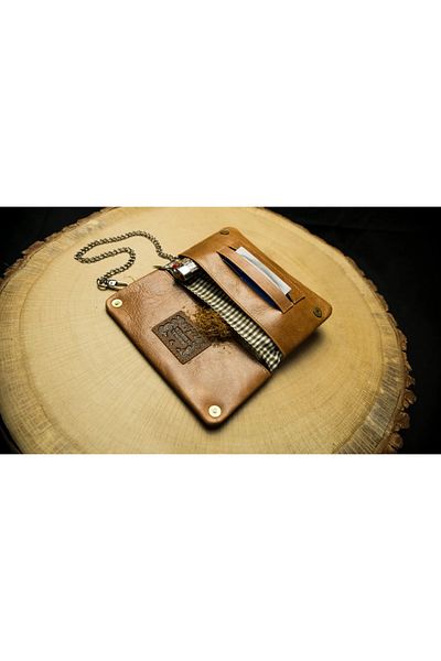 Kavatza Portofel tutun piele naturala Wallet Tabba Clasic (large) cognac