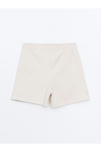 LC Waikiki LCW ECO Girl's Shorts with Elastic Waist