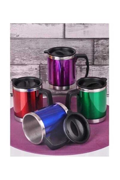 New Life Blue Colored 450 ml Stainless Steel Thermos – Compact and Durable, Ergonomic