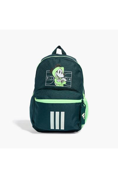 adidas Mickey Mouse Print School Backpack with Adjustable Shoulder Straps and Zip Closure