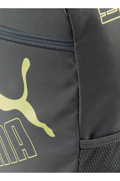 Puma Logo Print School Backpack with Adjustable Shoulder Straps and Zip Closure - W 32 x H 45 x D 16 cm