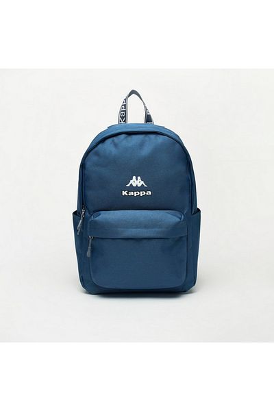 Kappa Logo Print School Backpack with Adjustable Straps and Zip Closure - 29x15x42 cm