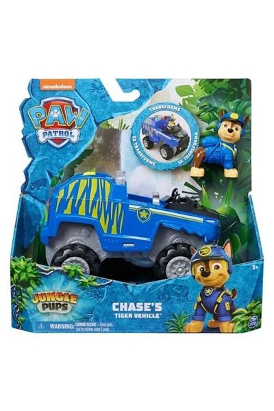 SPIN MASTERR Paw Patrol figure car - Chase's tiger car