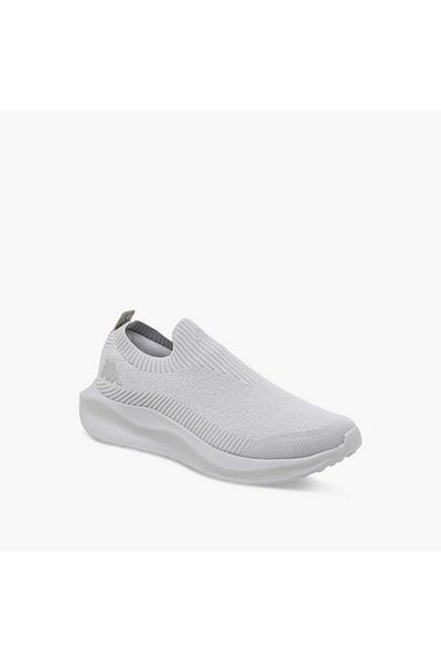 Kappa Men's Logo Print Slip-On Sports Shoes with Pull Tab