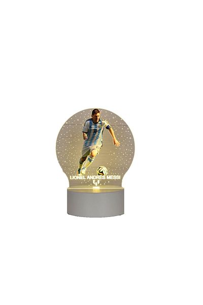 OEM LED Night Light, Lionel Messi, 7 Colors, Ambient Light, USB Power or 3 AA Batteries