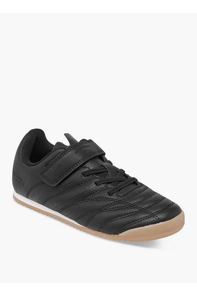 Dash Boys Solid Sports Shoes with Hook and Loop Closure