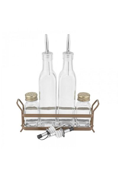 Raki Oliviera 5 pieces OLD metal stand bronze color