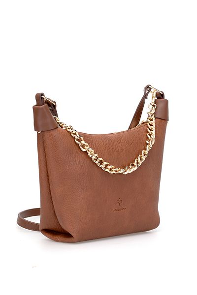 Jacquline Clim600C Women's Shoulder Bag Brown