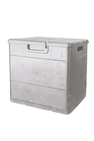 Binbirreyon Kapaklı Bahçe Depolama Sandığı Bahçe Dolabı Plastik 90Lt 50x45x50cm AA086