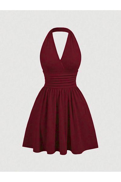 ecemore Mini Dress with Halter Neck E7096