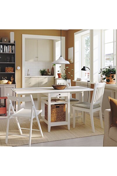 IKEA katlanır mutfak masası, beyaz, 2-4 kişilik
