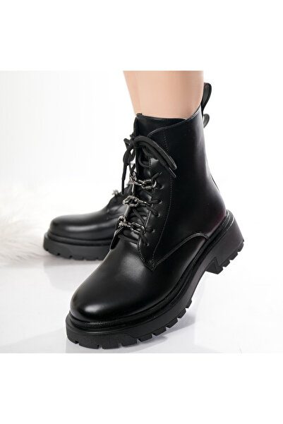 Botinelli Ghete de damă negre cu căptușeală din piele ecologică, Kanota, mări...