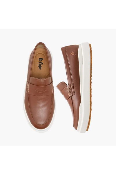 Lee Cooper Men's Textured Slip-On Loafers