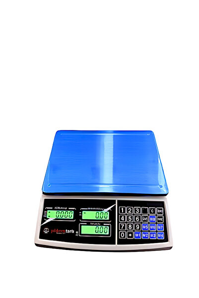 YILDIRIM TARTI 30 Kg 5 Gr Bakanlık Onaylı Mühürlü Fiyat Hesaplamalı Terazi