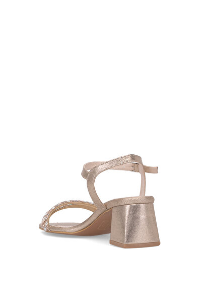 Ayakkabı Fuarı Elit Pm08 K1004 Women's Classic Heeled Shoes Gold