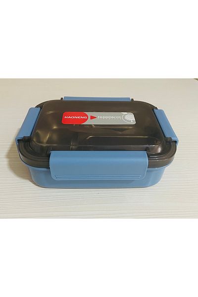 My Easy Shop 3 Compartment Stainless Steel Lockable Lunch Box Lunch Box with Spoon Gift
