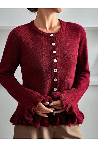 hidafashion Buttoned Cardigan