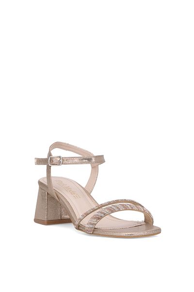 Ayakkabı Fuarı Elit Pm08 K1004 Women's Classic Heeled Shoes Gold