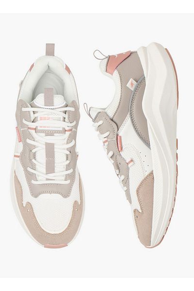 Kangaroos Women's Panelled Sports Shoes with Lace-Up Closure