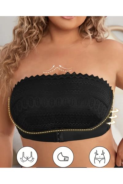 SS HOME CONCEPT Plus Size Strapless Bra, 2XL Sleeveless Bra