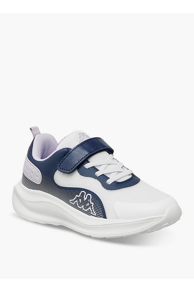 Kappa Girls' Panelled Sports Shoes with Hook and Loop Closure