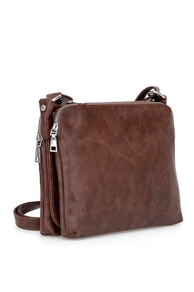 Jacquline Clim332-7C Women's Shoulder Bag Brown