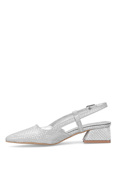 Ayakkabı Fuarı Elite Mst501Y Women's Classic Heeled Shoes Silver