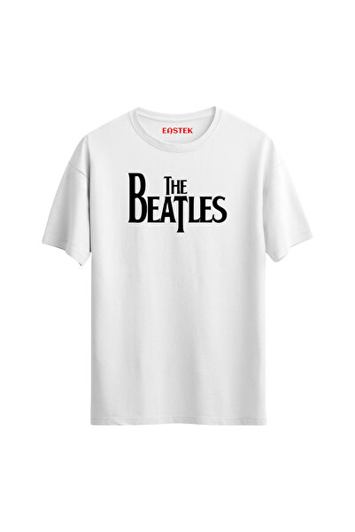 Eastek تي شيرت بتصميم مطبوع للجنسين من ذا بيتلز