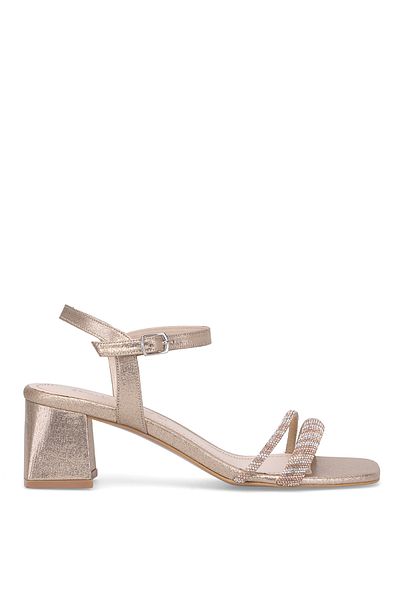 Ayakkabı Fuarı Elit Pm08 K1004 Women's Classic Heeled Shoes Gold
