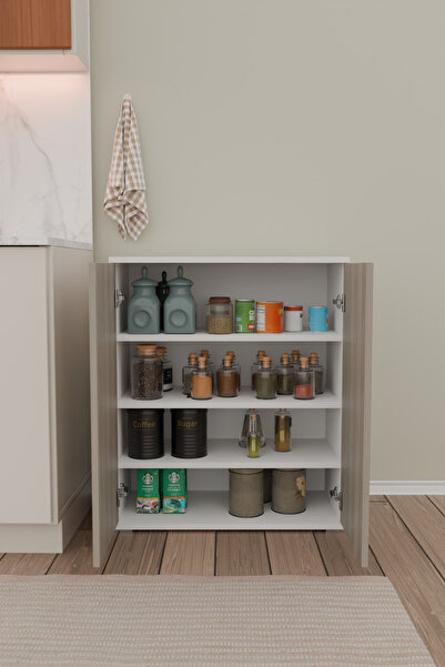 Remaks 4 BÖLMELİ Mutfak Dolabı Mutfak Rafı Çok Amaçlı Dolap ve Saklama Dolabı-CORDOBA