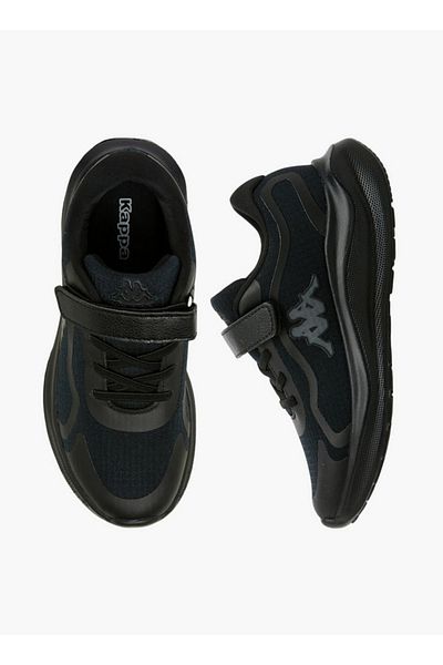 Kappa Girls' Logo Print Sports Shoes with Hook and Loop Closure