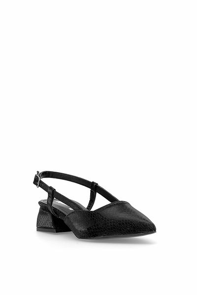 Ayakkabı Fuarı Elit Mst501Y Women's Classic Heeled Shoes Black