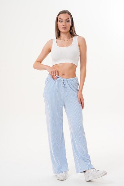 ŞİMAL Women's Stripe Patterned Trousers 250602 -