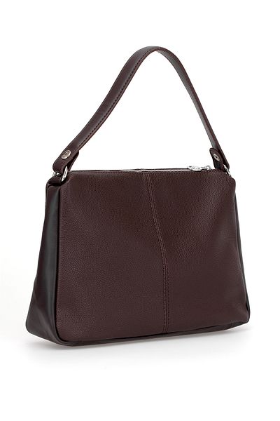 Jacquline Clim559-1C Women's Shoulder Bag Brown
