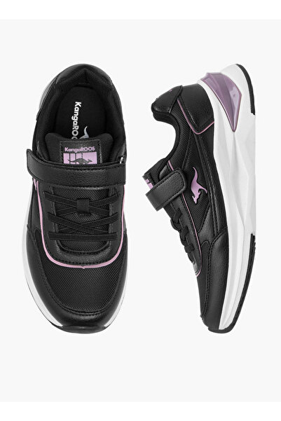 Kangaroos Girls' Panelled Sports Shoes with Hook and Loop Closure