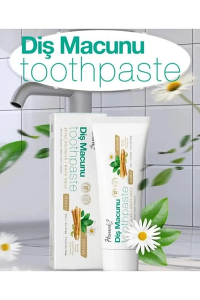 Homm Bitkisel DenEs Life Homm Bitkisel Misvak Özlü Diş Macunu