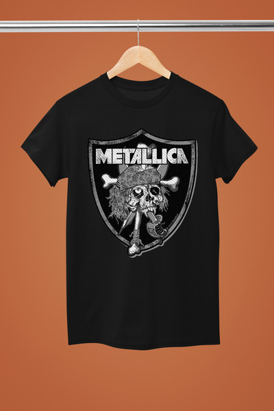 MAGORS TRIUC ROCK METALLICA IMPRIMAT BUMBAC Mâneci scurte