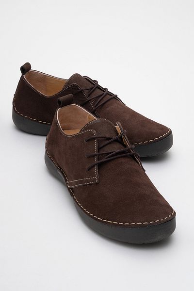 Dericlub Women's Comfort Casual Shoes Real Nubuck Leather Br 44184 Nubuck Brown
