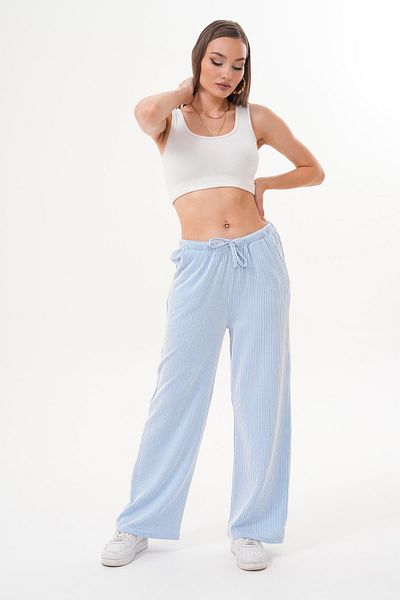 ŞİMAL Women's Stripe Patterned Trousers 250602 -