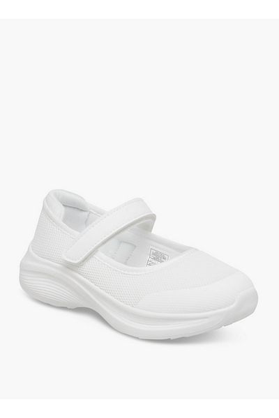 Dash Girls Textured School Shoes with Hook and Loop Closure